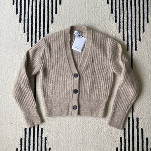 & Other Stories Cropped Wool Alpaca Cardigan Sweater NWT Small